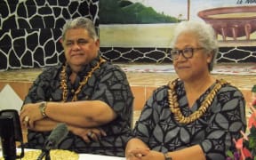 New FAST leader Fiame Naomi Mata'afa (right) and deputy, Laauli Leuatea Polataivao Schmidt