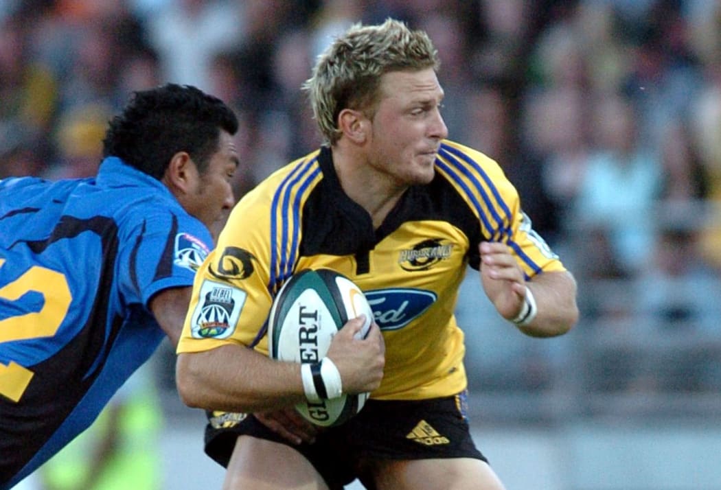Former Hurricanes rugby player Jimmy Goperth in action in 2006.