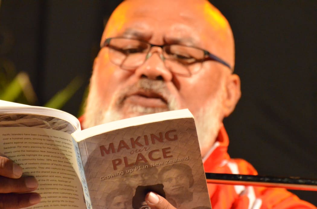 David Fane reading his book as part of WOMAD 2020 World of Words