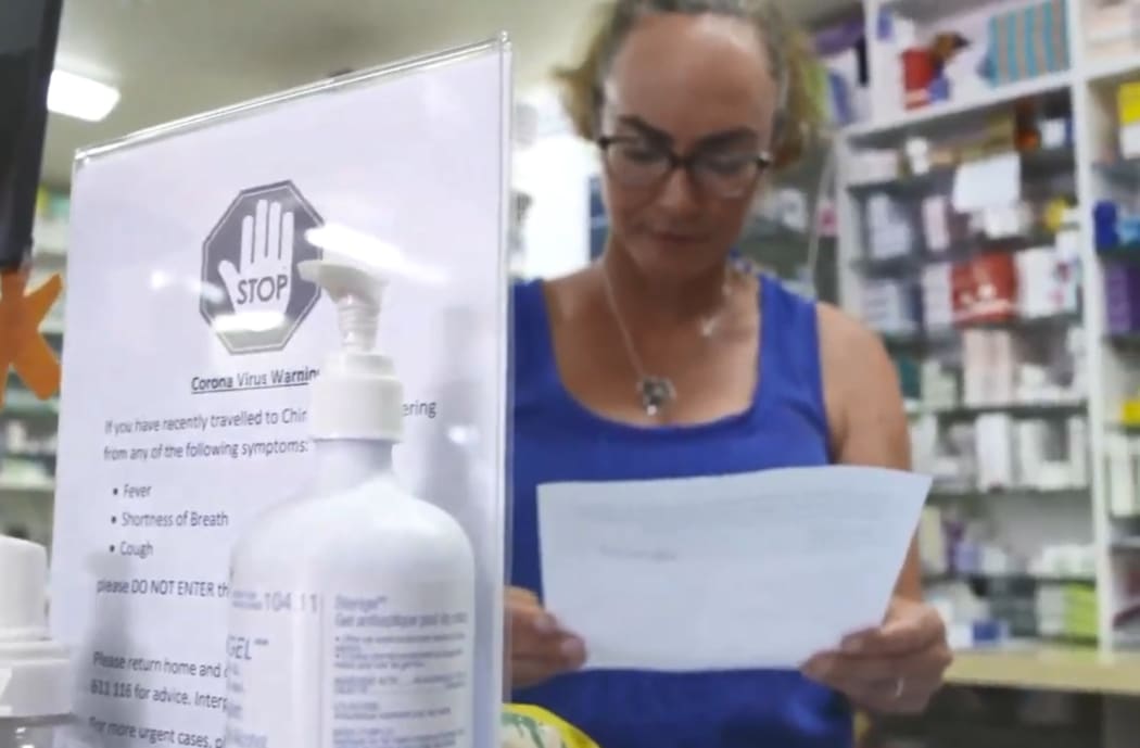Tania Adams says her pharmacy has sold 50 packs of masks.