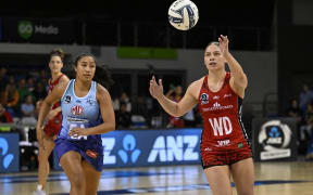 Paris Lokotui.
Mystics v Tactix. ANZ Premiership Netball. The Trusts Arena. Auckland. Monday 29 April 2024. © Photo: Andrew Cornaga / Photosport