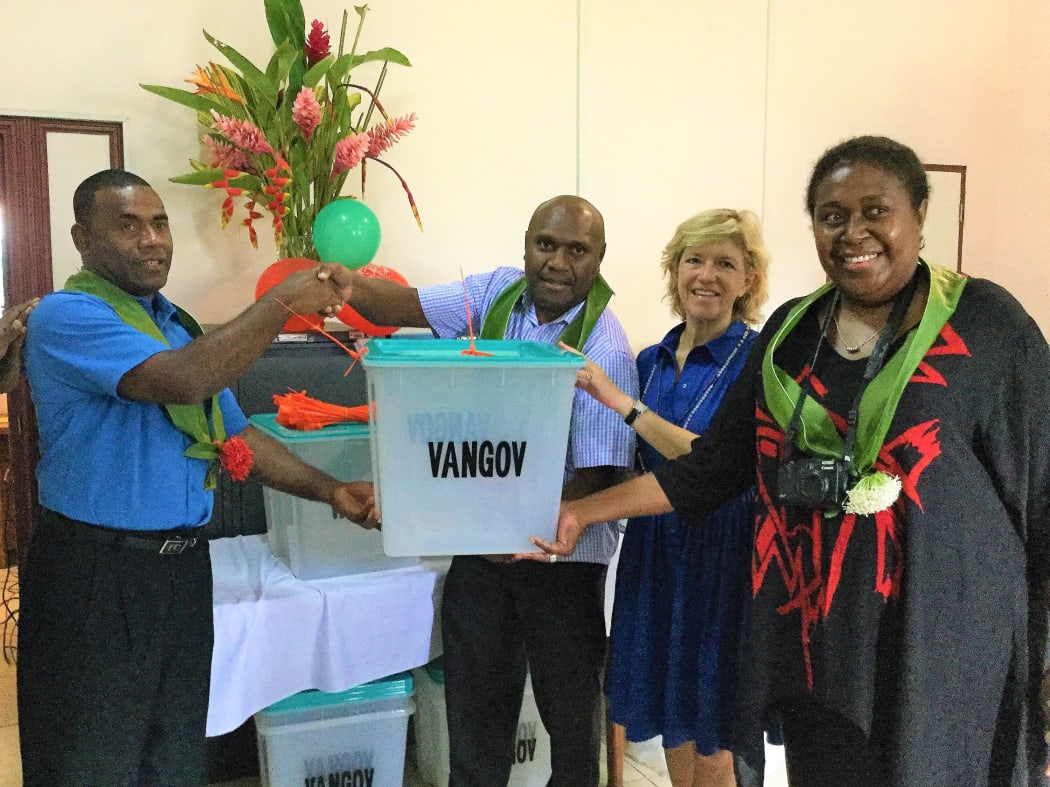 New ballot boxes for Vanuatu from UNDP