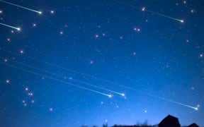 Meteor showers are lighting up the early morning skies (file picture).