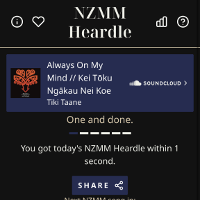 NZMM Heardle
