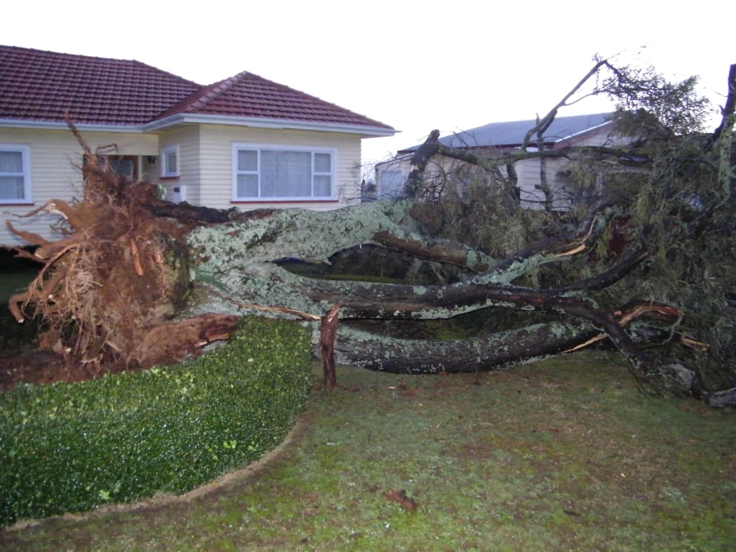 The tornado tore through the property within a matter of seconds.