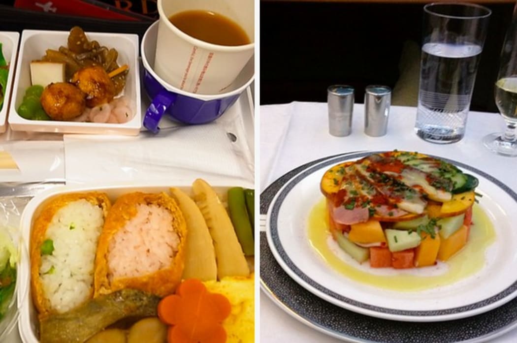 Economy and first-class food