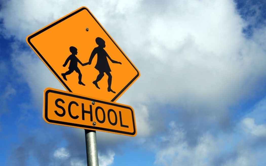 School sign