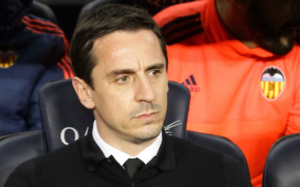 The sacked Valencia manager Gary Neville.