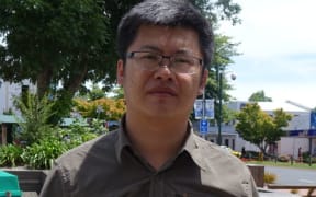 Peng Liu outside the Rotorua District Court