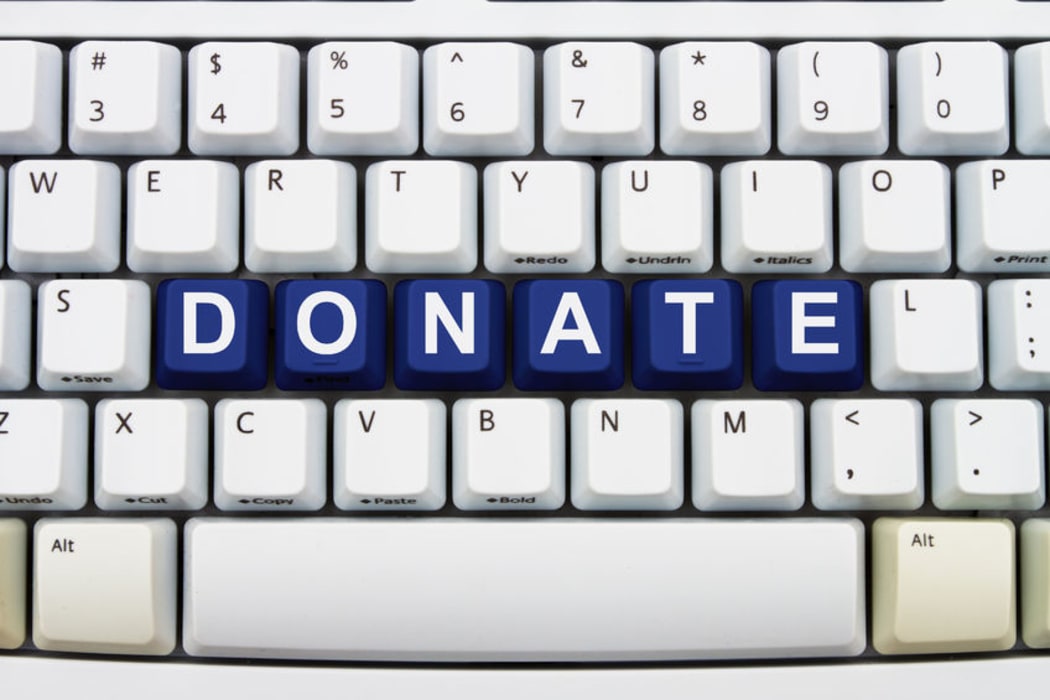 Donate on keyboard