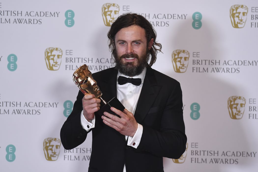 Casey Affleck picked up the best actor Bafta for Manchester by the Sea.