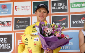 New Zealand cyclist Corbin Strong of Israel-Premier Tech.