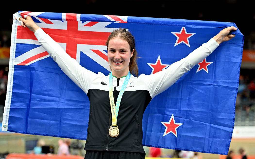 Cyclist Ellesse Andrews won gold in the women's sprint at the 2022 Commonwealth Games in Birmingham.