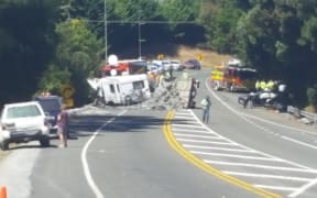 At least five people have been injured in a crash between Richmond and Mapua on the Coastal Highway in Tasman District.