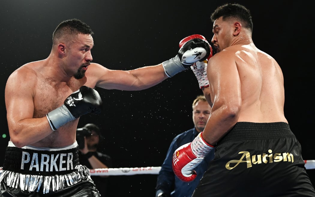 Joseph Parker (left) and Junior Fa