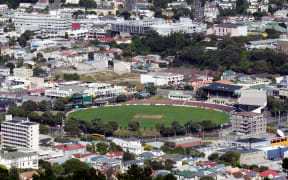 The Basin Reserve in central Wellington.