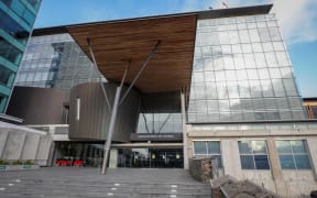 Exterior shots of Chch city council building