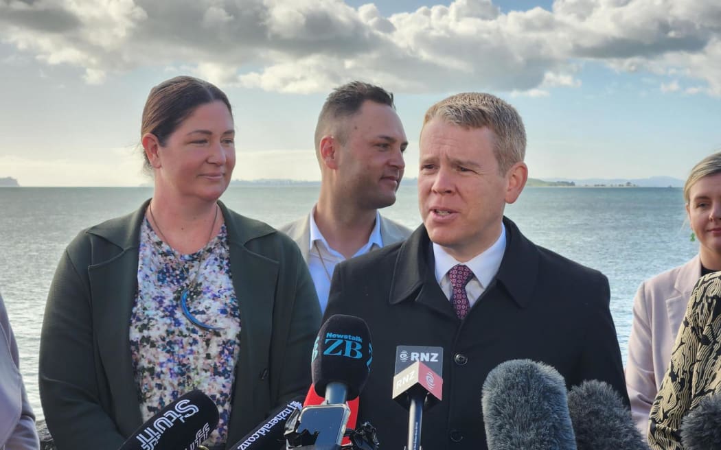 Conservation Minister Willow-Jean Prime and Chris Hipkins