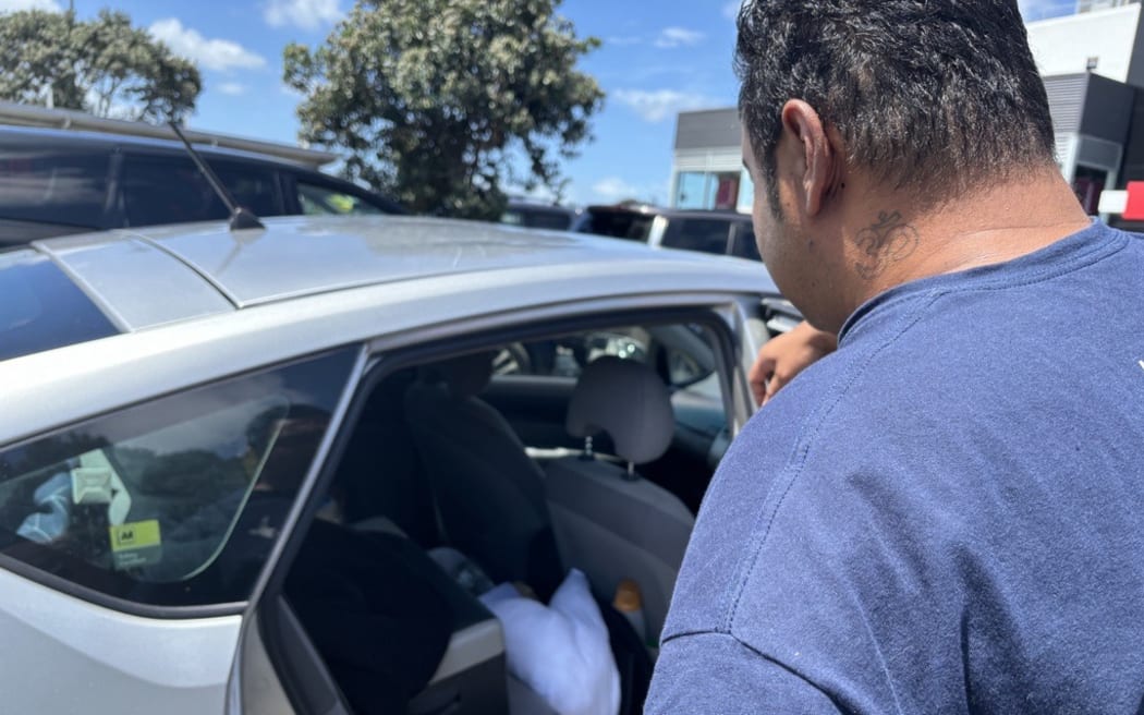 Sajay Singh has been living out of his vehicle after moving out of a boarding house paid for by Work and Income where he said he did not feel safe.