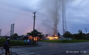 New Dawn FM up in flames.
