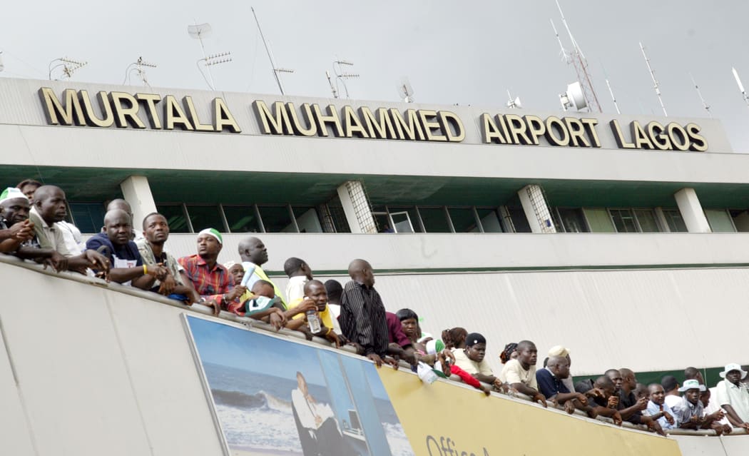(FILES) File photo dated on September 11, 2007 shows the Murtala Muhammed International Airport in Lagos.