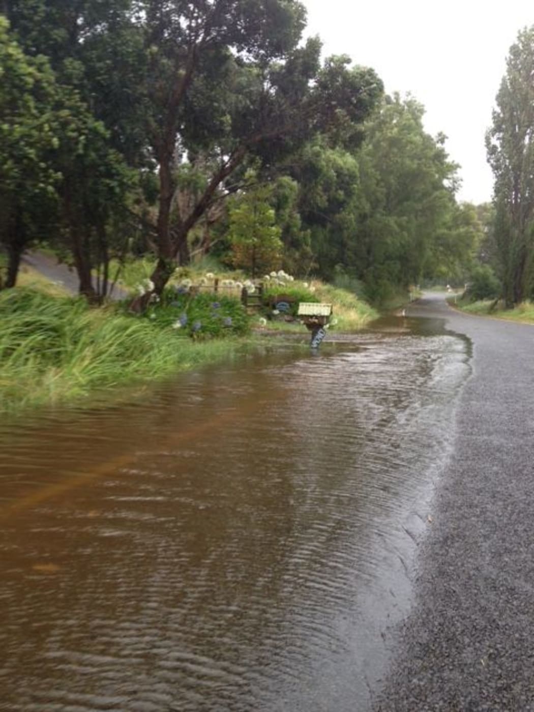 Aftermath of heavy rain on the East Coast's Mahia Peninsula on 28 January 2016.