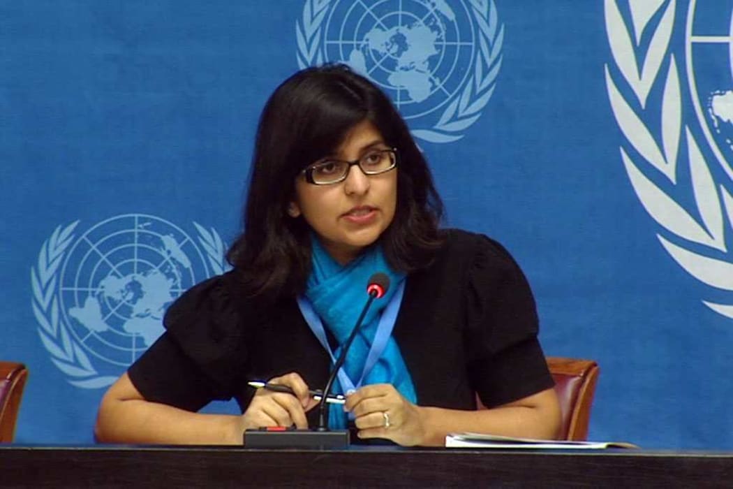 Ravina Shamdasani of the UN