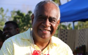 Alatoi Ishmael Kalsakau at the Korman Park in Port Vila. 20 August 2023