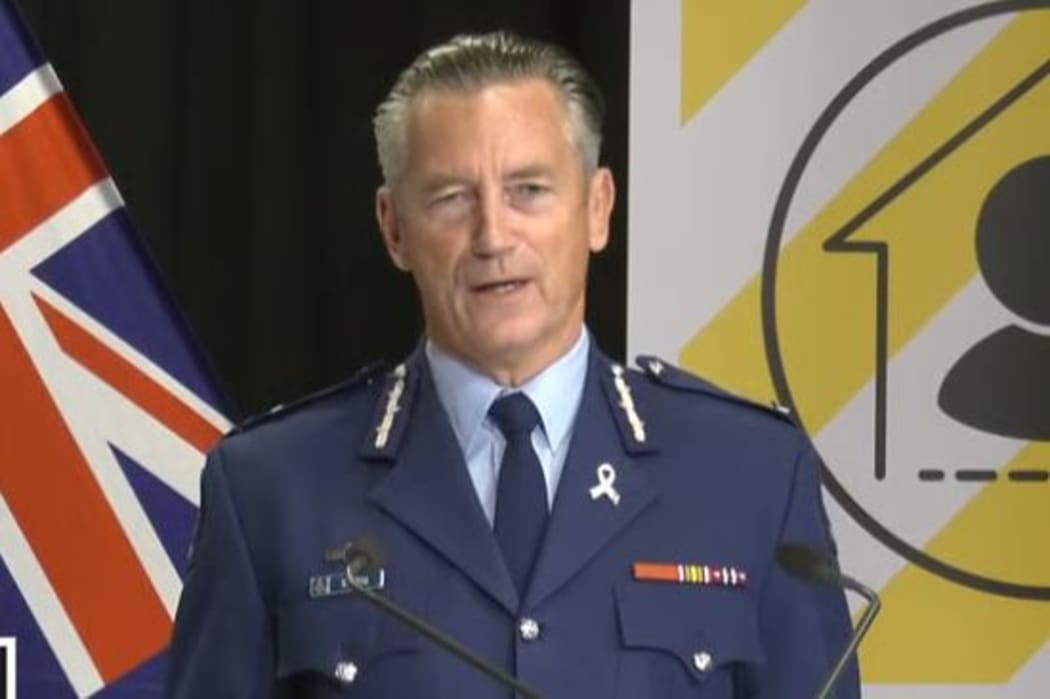 Police Commissioner Mike Bush says three arrests have been made.