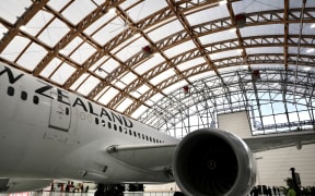 Opening of Air NZ maintenance base at Auckland Airport