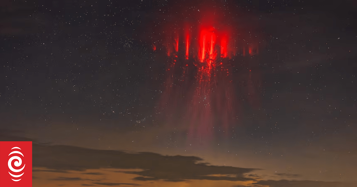 Storm chaser captures rare red sprites across Kimberley sky