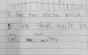 Child's response to opera