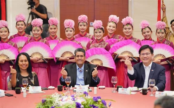 President Surangel Whipps Jr. at his first state visit to Taiwan in May 2025 after the inauguration of his second term.