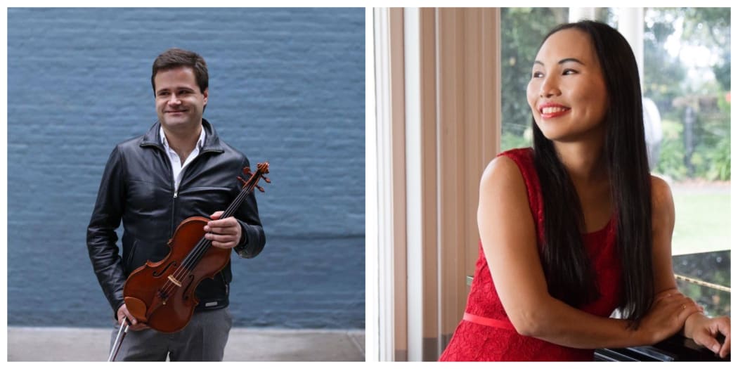 Violist Milan Milisavljević and cellist Sherry Grant