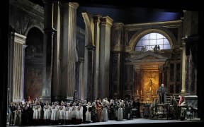 A scene from Tosca at The Met