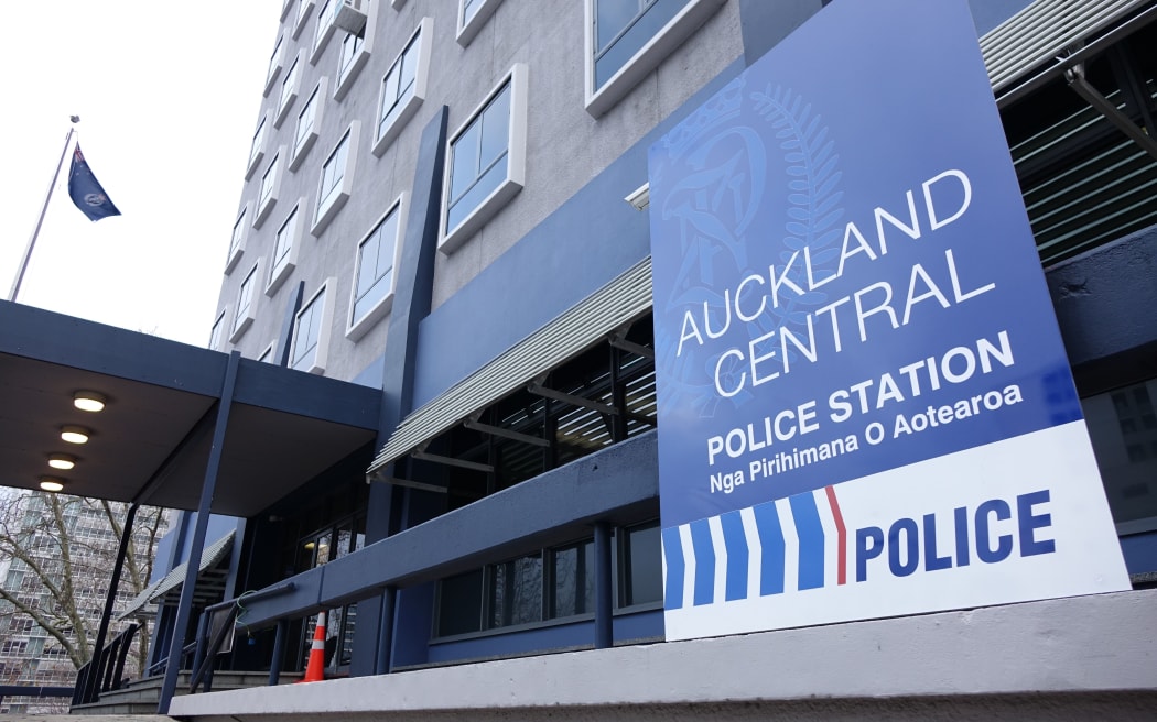 Auckland Central Police Station.