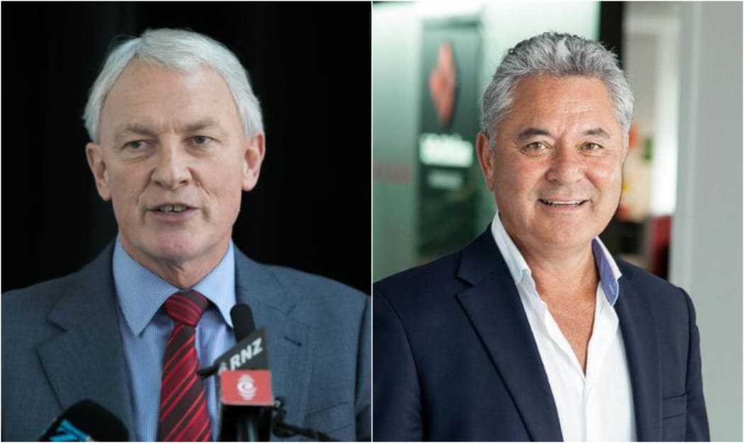 Mayoral candidates Phil Goff, left, and John Tamihere