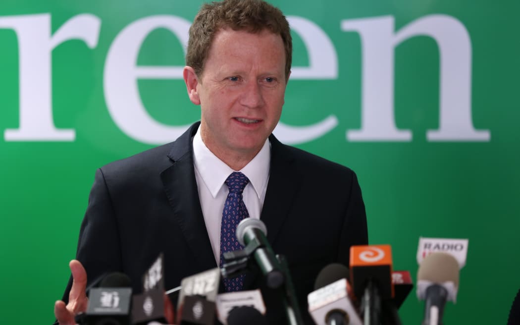 Russel Norman announcing he would step down in May but stay on as an MP.