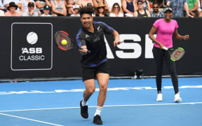 All Black Ardie Savea and Venus Williams played a charity match with their siblings to raise money for the Kaikōura earthquake fund in Auckland.