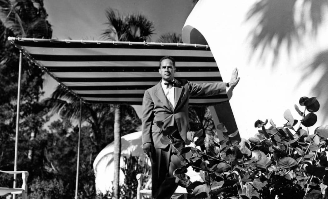 Archive photo of architect and designer Eliot Noyes featured in the documentary Modernism Inc.