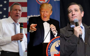 John Kasich, Donald Trump, Ted Cruz