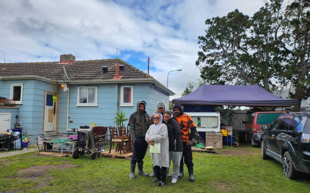 Te Kira whānau are having to live in vans after their family home of 28 years was destroyed in a fire on 28 September.