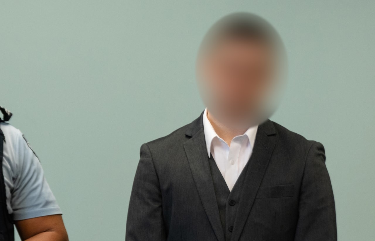 The man found guilty of murdering Grace Millane in court for sentencing on Friday 21 February 2020.