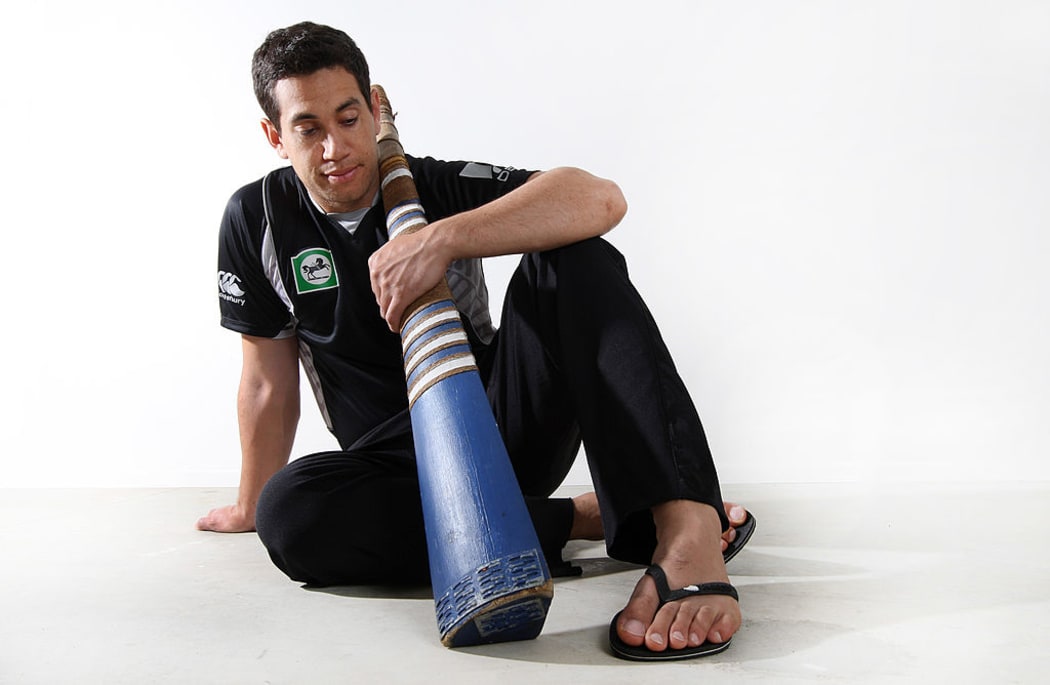 New Zealand Black Caps captain Ross Taylor poses during a portrait session on 6 October 2011 in Hamilton, New Zealand.