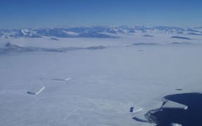 Each winter up to 20 million square kilometres of sea ice forms around Antarctica. In this November photo the fringing sea ice in the Ross Sea is just beginning to break up.