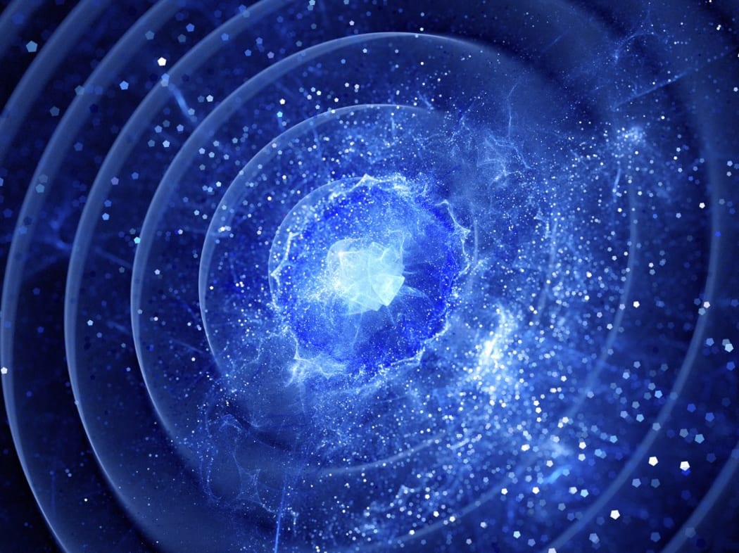 Gravitational wave, abstract illustration.