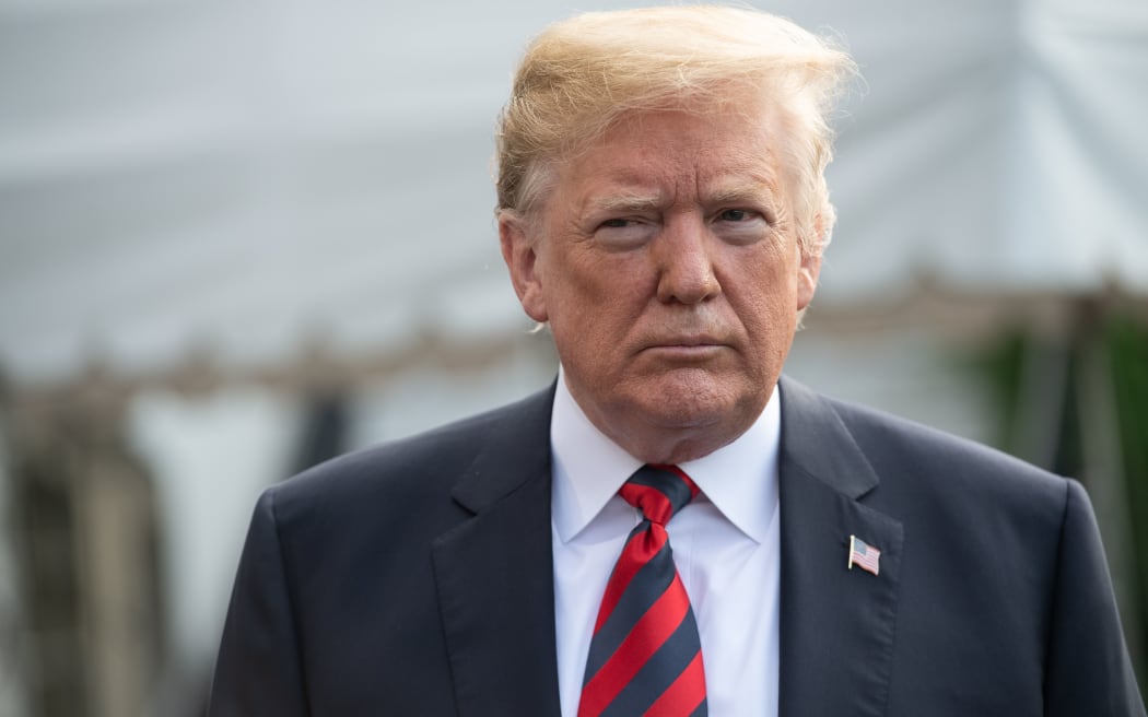 US president Donald Trump