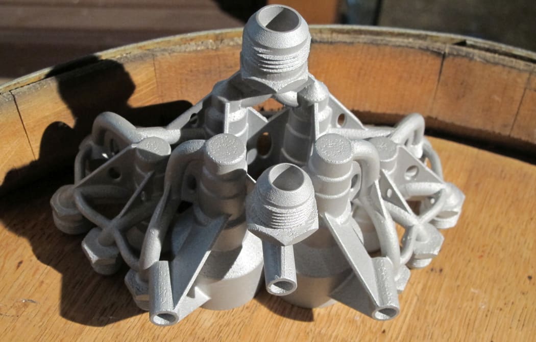 Machine part created by 3D printing