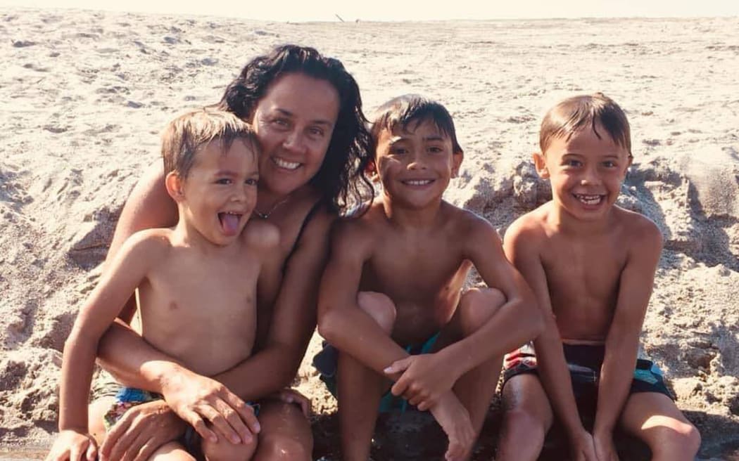 Wikitoria and her sons.