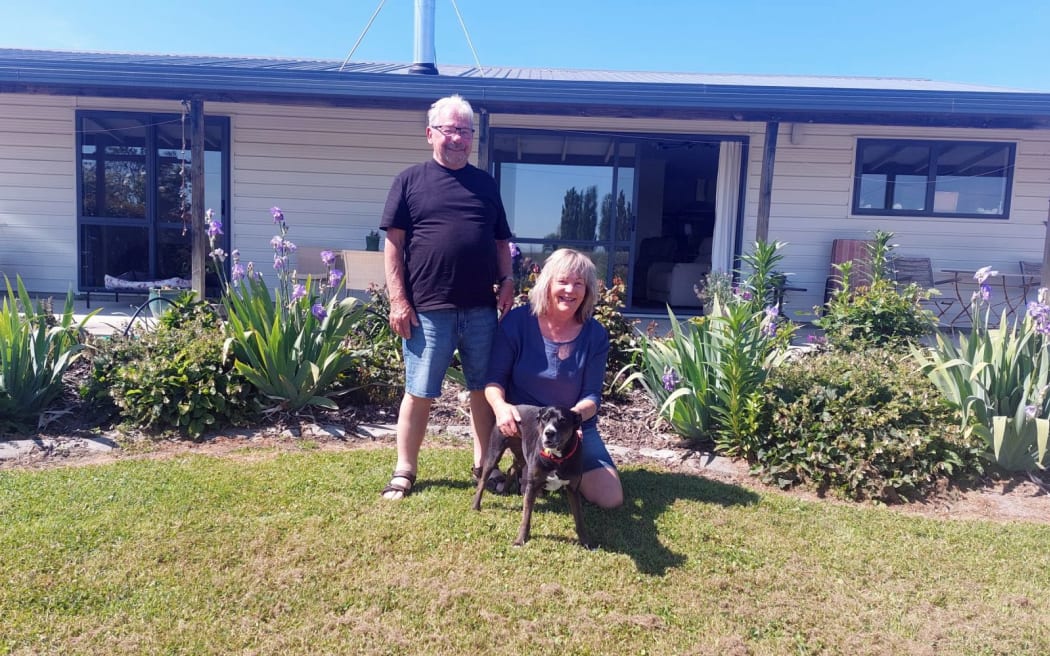 Mike and Sue Brown say they had no choice but to refurbish their Category 3 home in Pākōwhai.